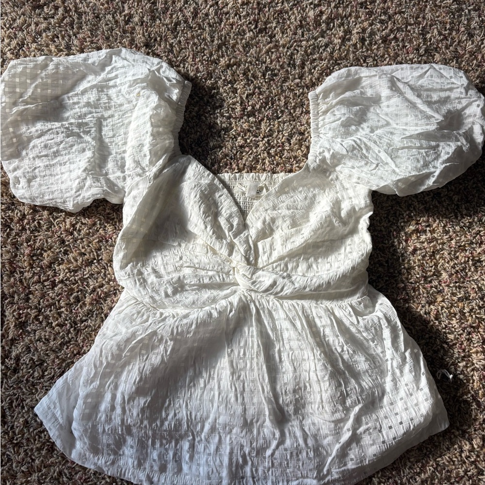 Elegant White Women's Top